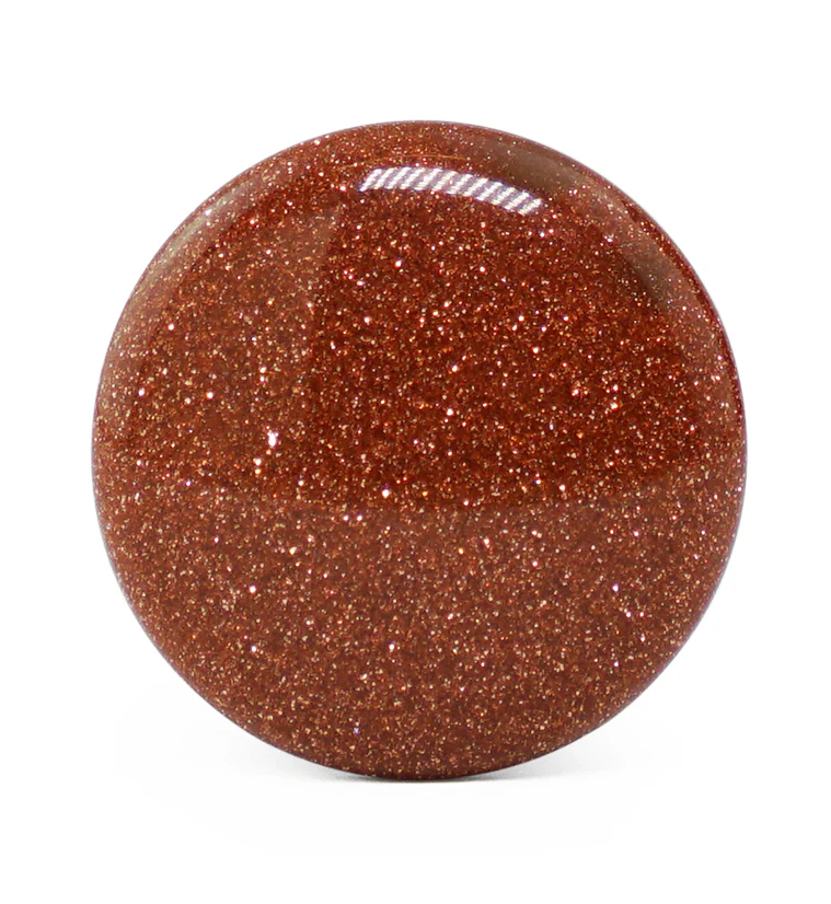 Single Flare Goldstone Glass Plugs - Image 6