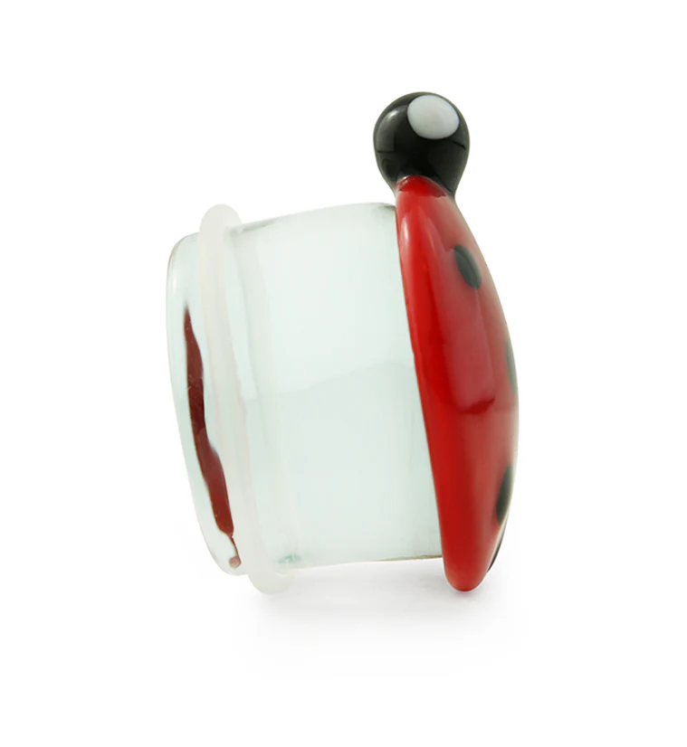 Single Flare Ladybug Glass Plugs - Image 5