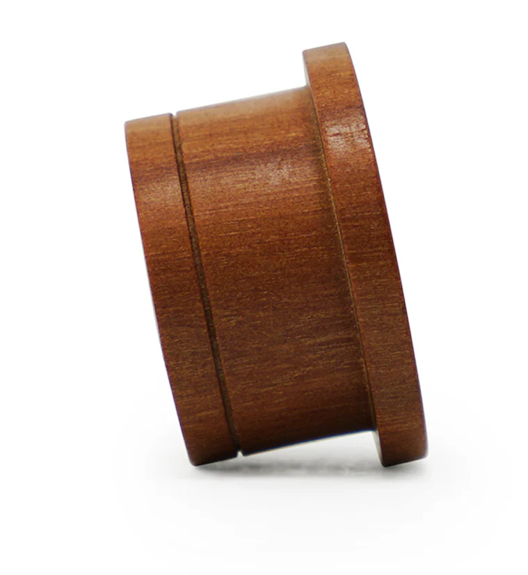 Single Flare Saba Wood Tunnels with Sono Inlay - Image 4