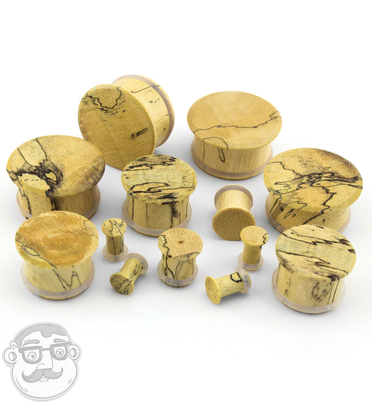 Single Flare Tamarind Wood Plugs - Image 2