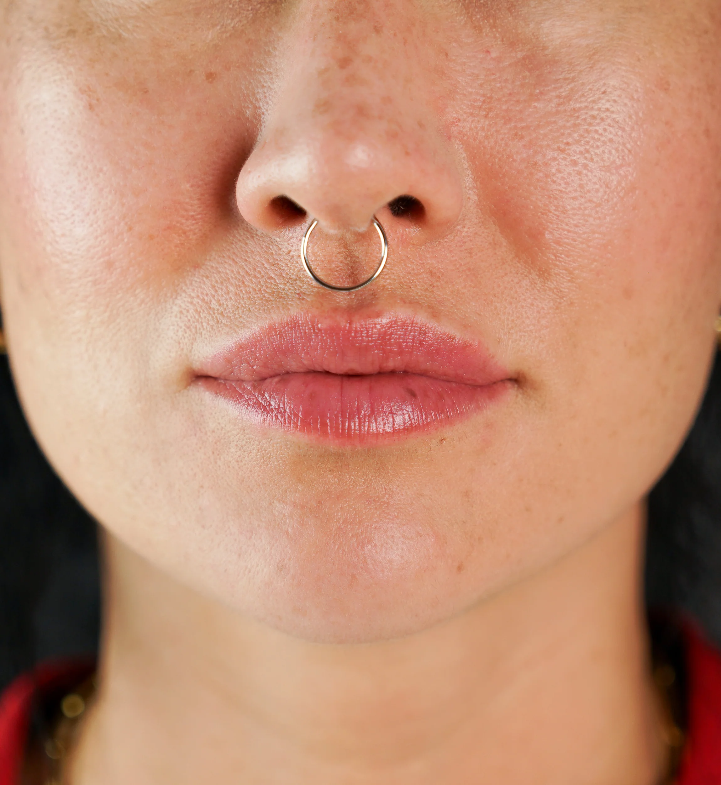 Single Hoop Stainless Steel Fake Septum Ring - Image 10