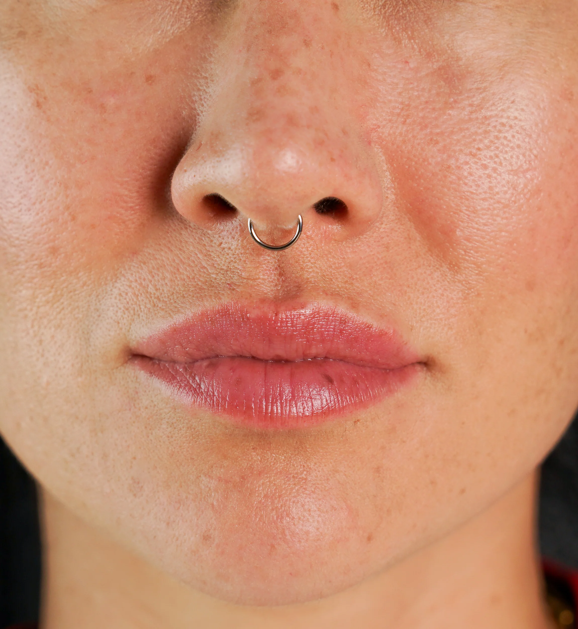 Single Hoop Stainless Steel Fake Septum Ring - Image 8