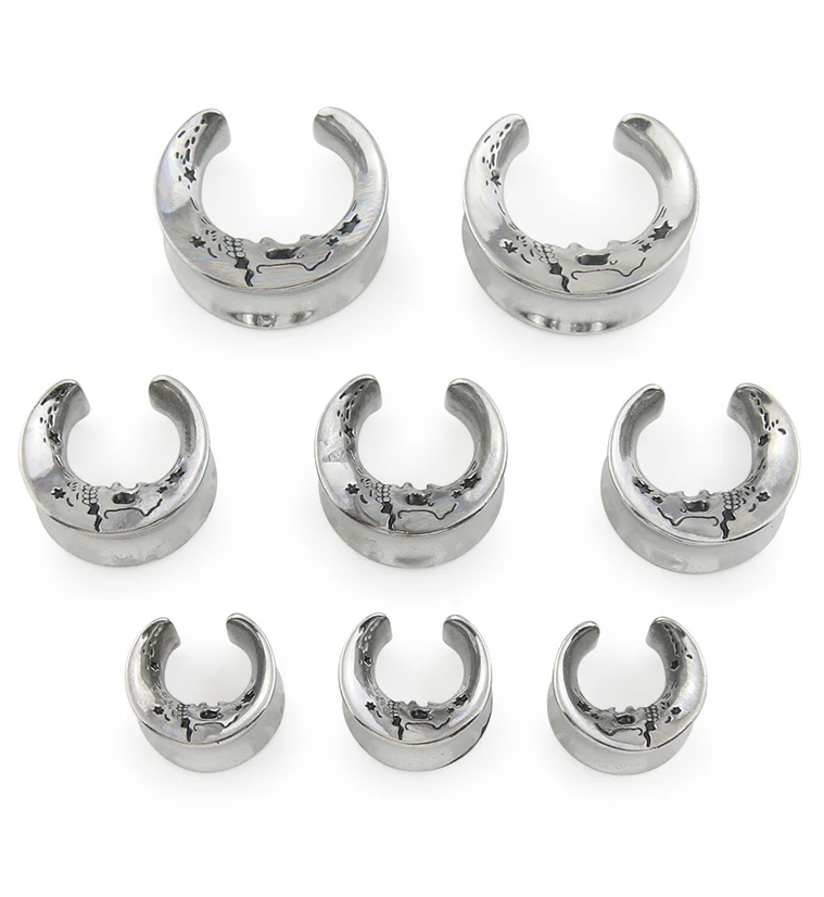Skeleton Crescent Stainless Steel Saddles - Image 2