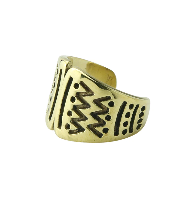 Sketch Brass Ear Cuff - Image 2