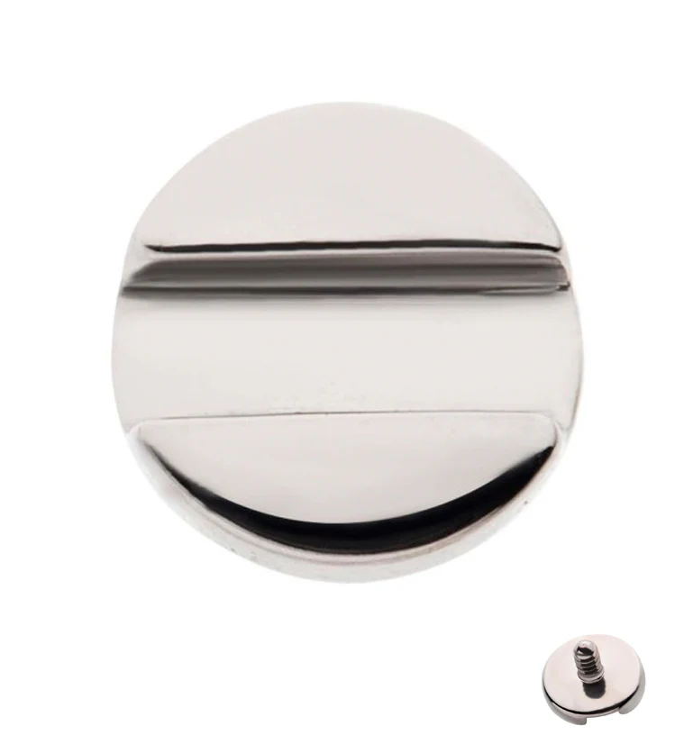 Flat Head Internally Threaded Titanium Top