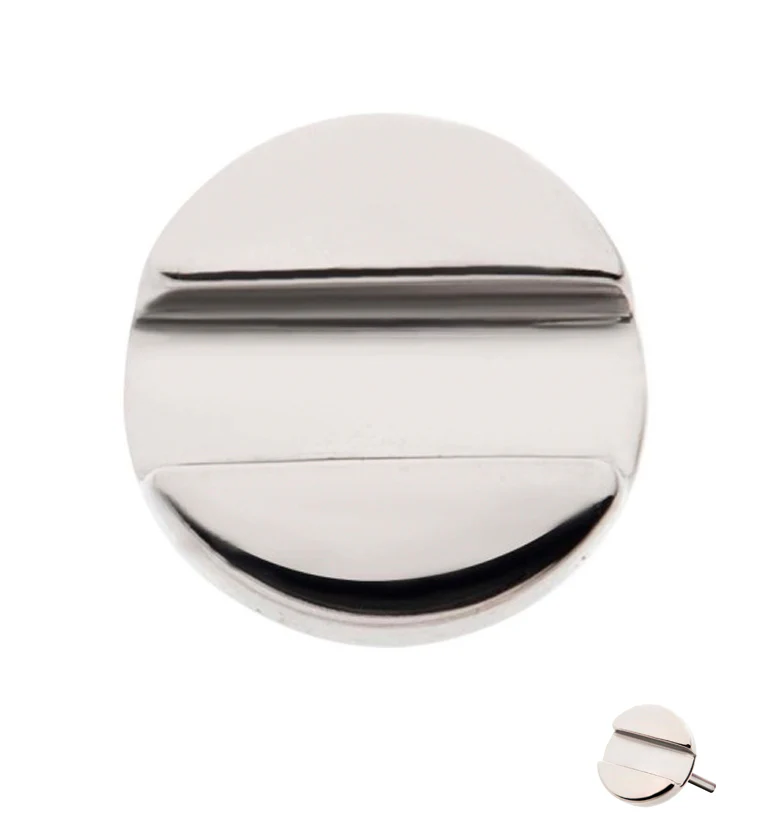 Flat Head Threadless Titanium Top