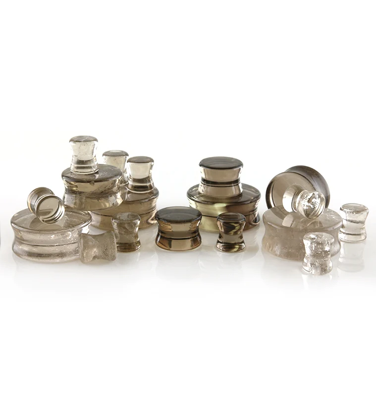 Smokey Quartz Stone Plugs - Image 3
