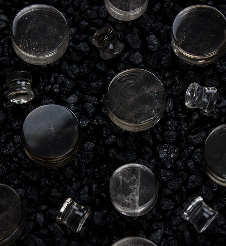 Smokey Quartz Stone Plugs - Image 4