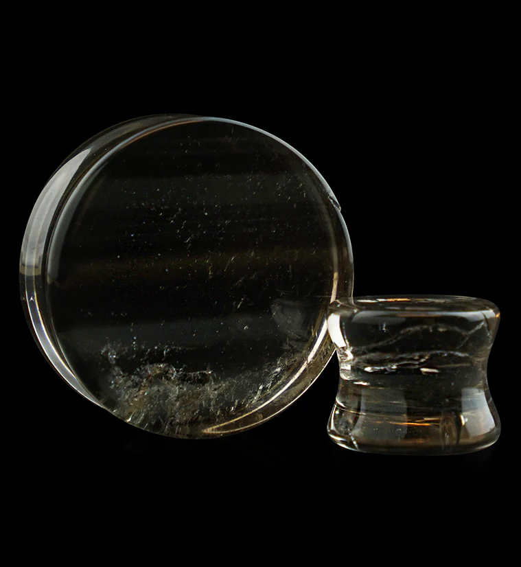 Smokey Quartz Stone Plugs - Image 5