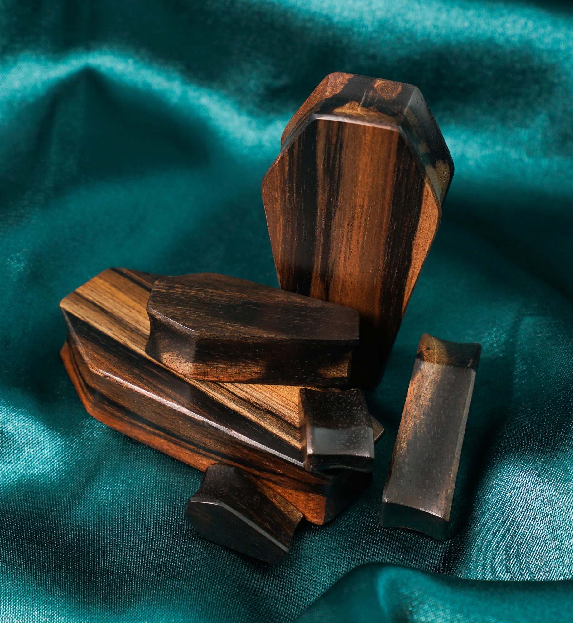 Areng Wood Coffin Plugs - Image 2