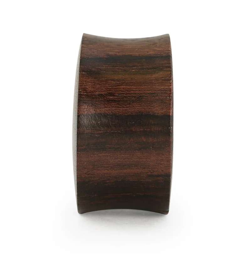 Sono Wood Plugs With Magenta Resin Inlay - Image 4