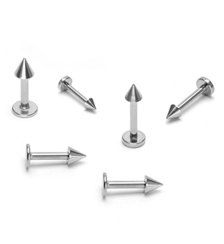 Spike Stainless Steel Labret - Image 3