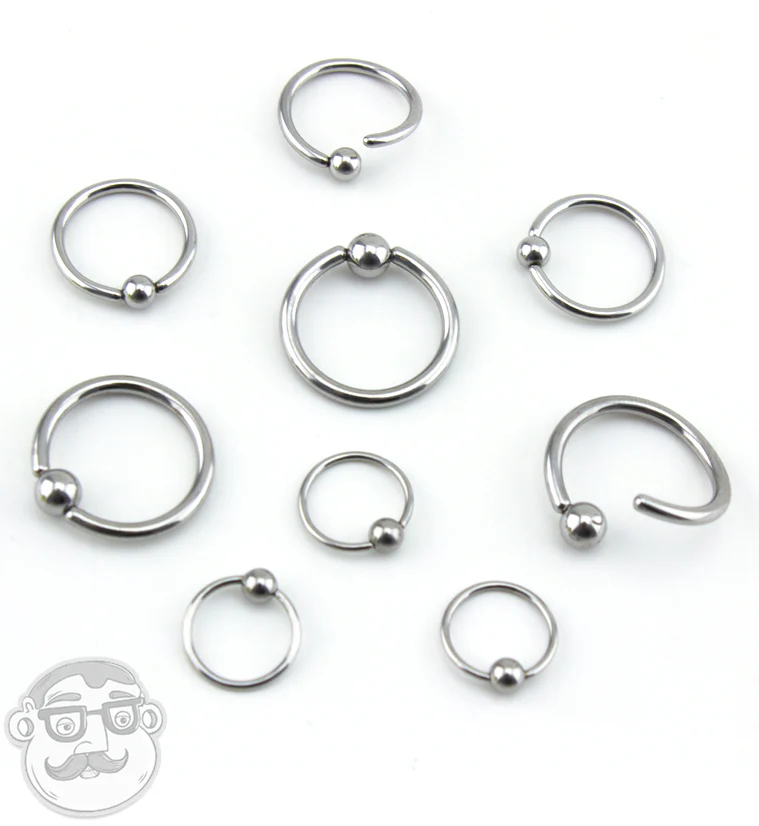 Stainless Steel Annealed Fixed Captive Ring - Image 2
