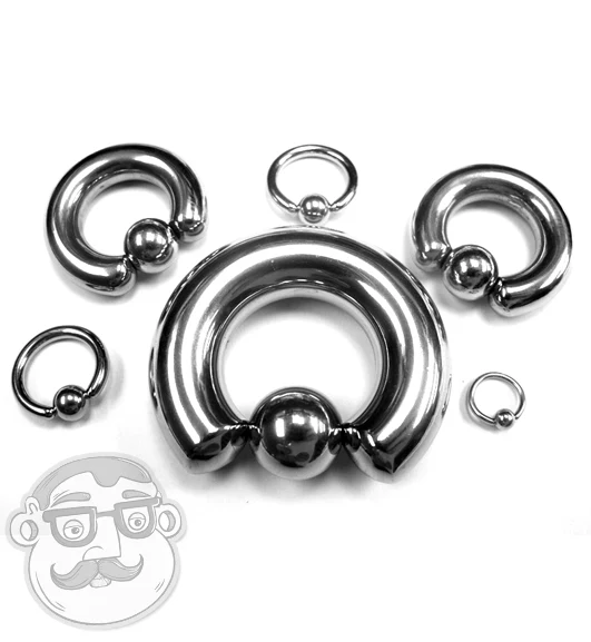 Stainless Steel Captive Ring - Image 3