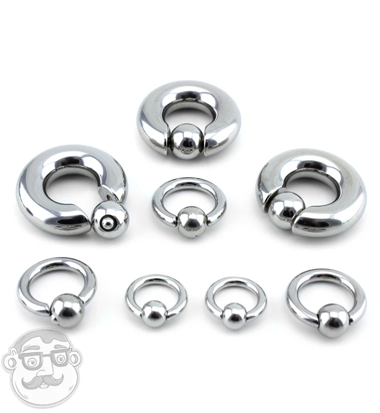 Stainless Steel Captive Spring Bead Ring - Image 2