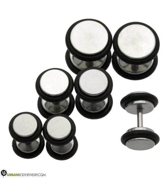 Stainless Steel Fake Ear Plugs - Image 3