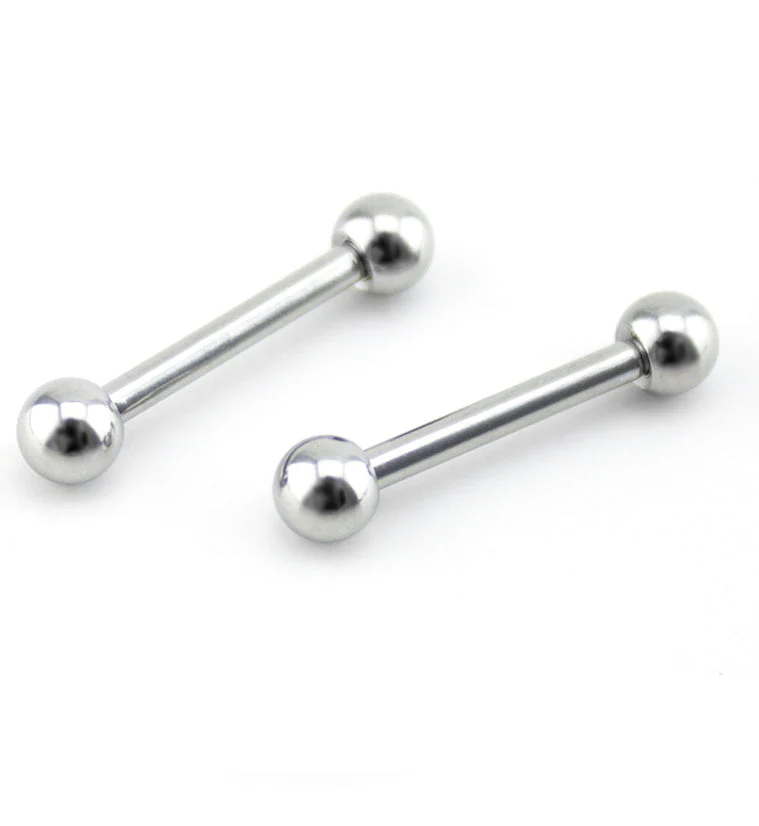 Stainless Steel Nipple Ring Bar - Image 2