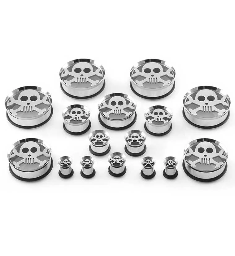 Stainless Steel Skull Tunnels - Image 2