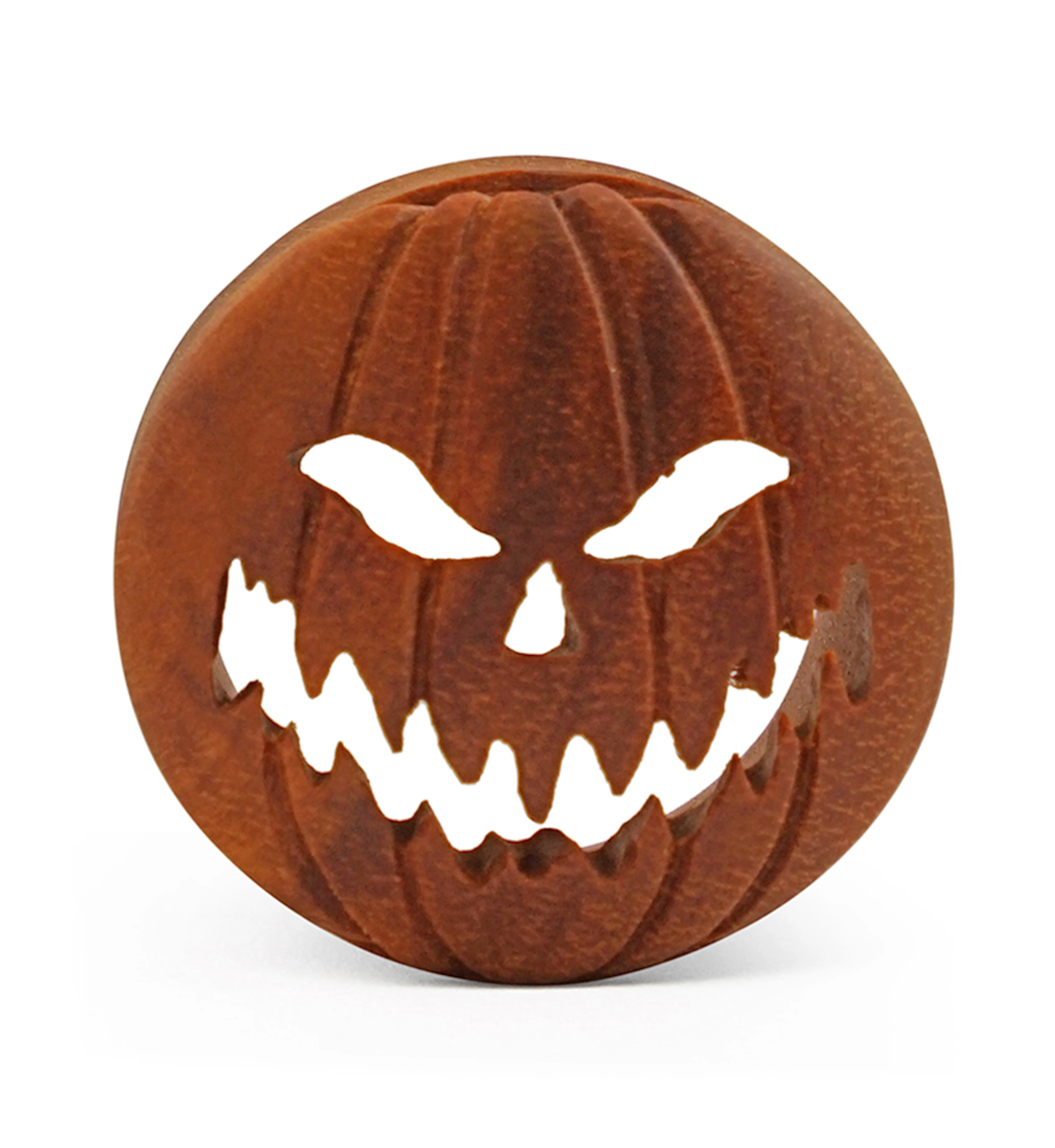 Stingy Jack Pumpkin Saba Wood Plugs - Image 4