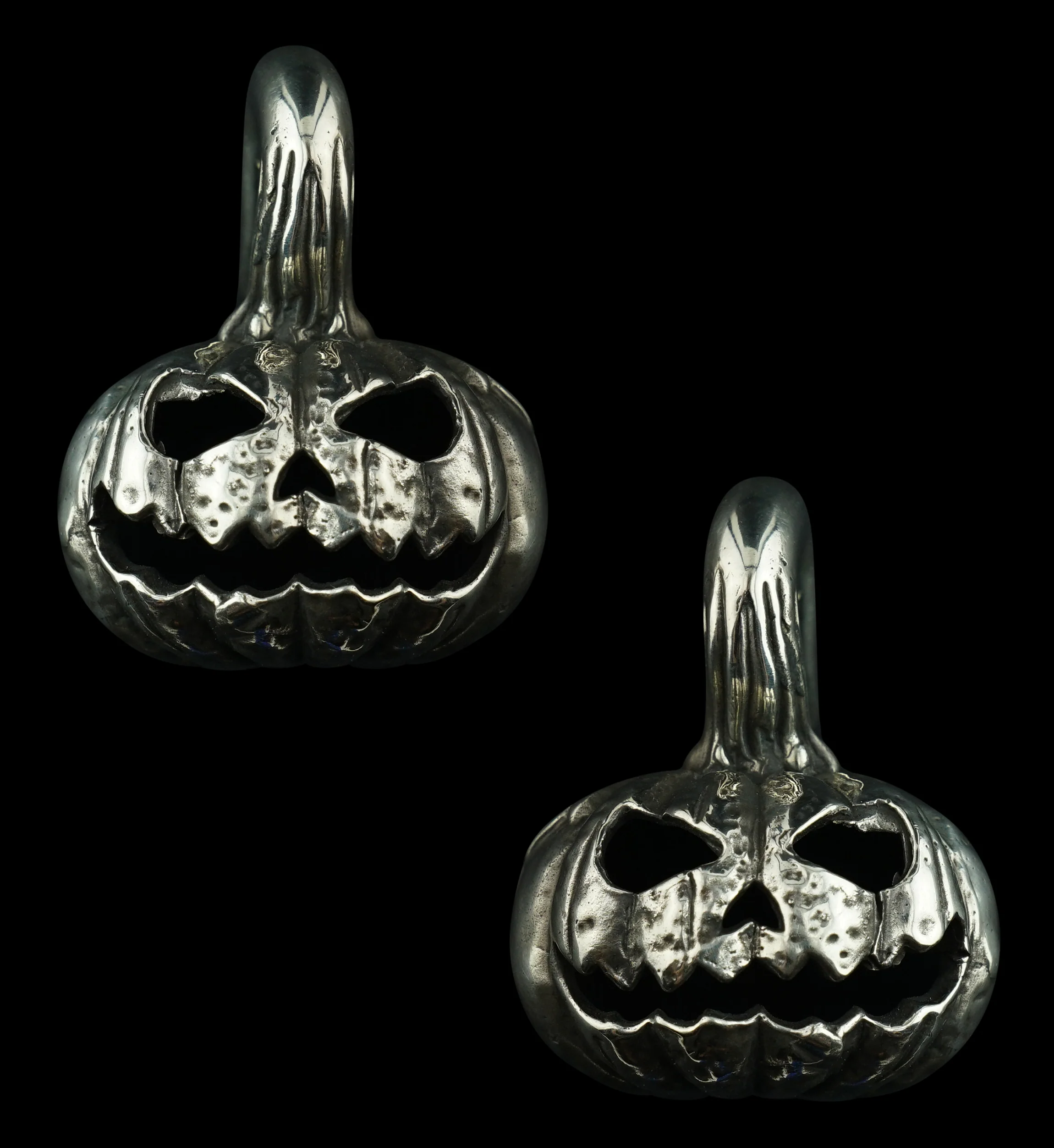 Stingy Jack White Brass Ear Weights