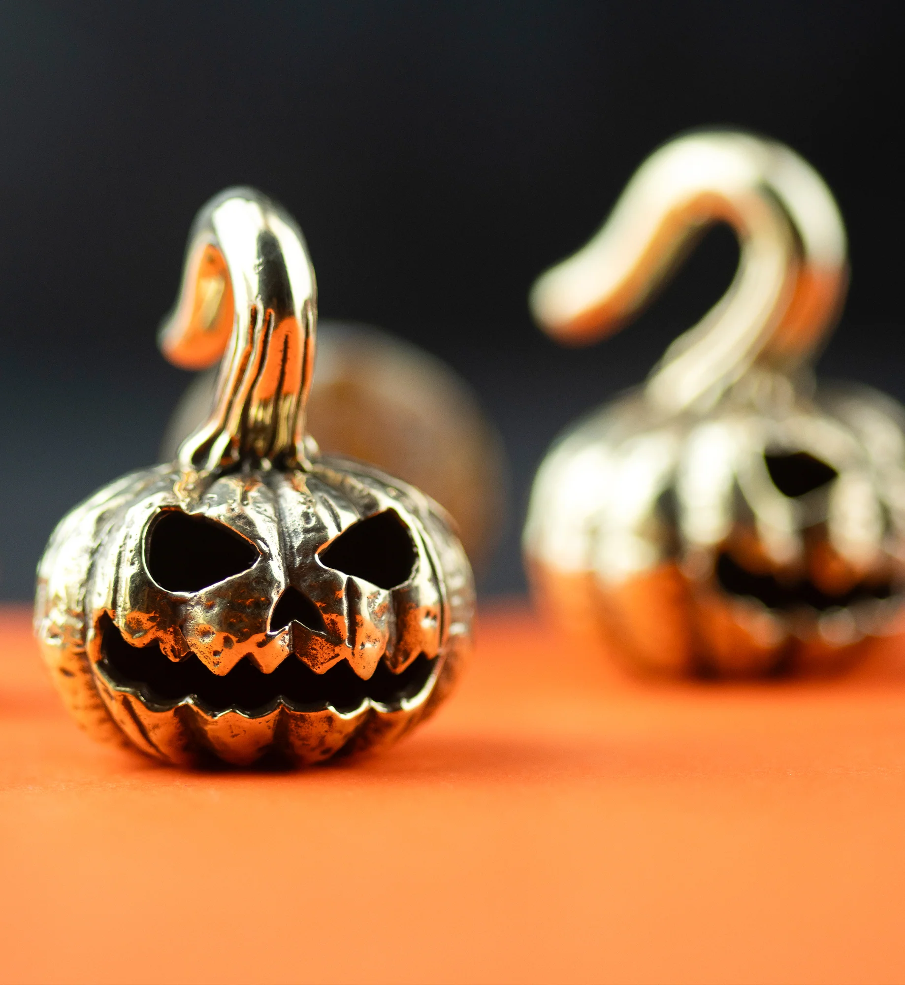 Stingy Jack White Brass Ear Weights - Image 2