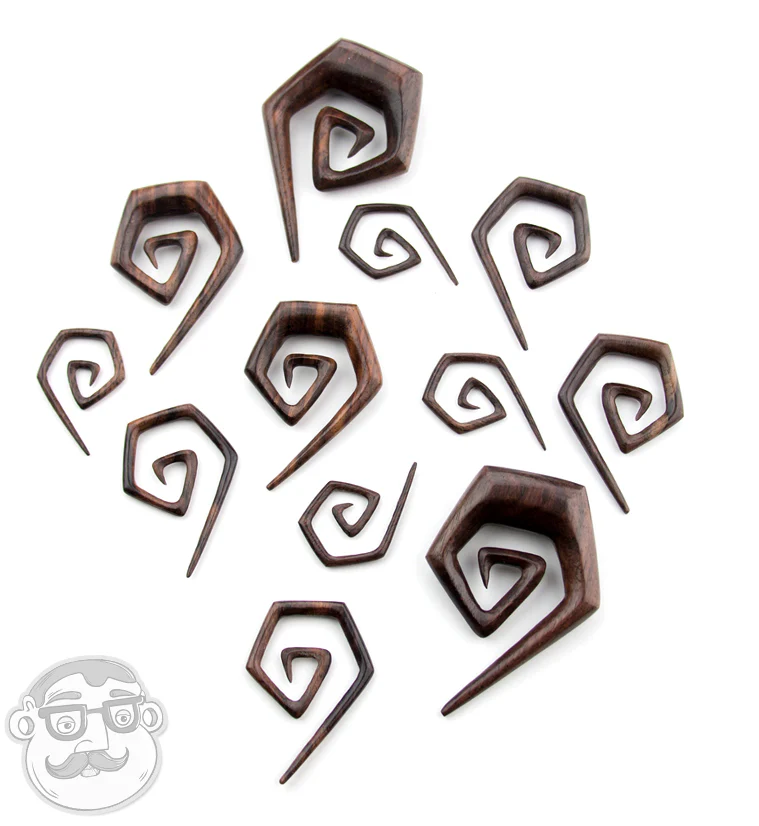 Straight Edge Wooden Spirals - Image 4