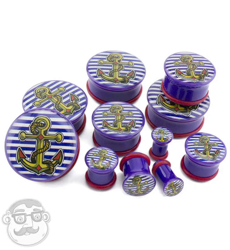 Striped Anchor Plugs - Image 4