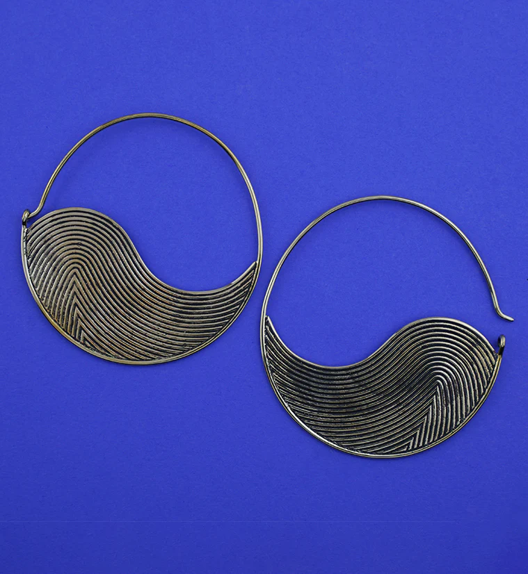Swell Brass Earrings/Hangers - Image 2