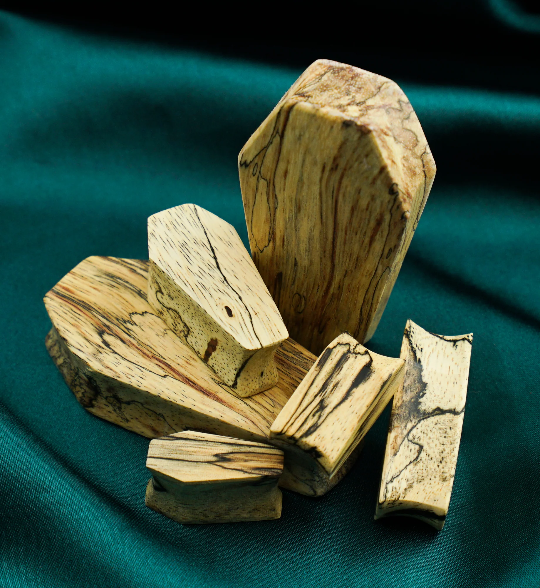 Tamarind Wood Coffin Plugs - Image 2
