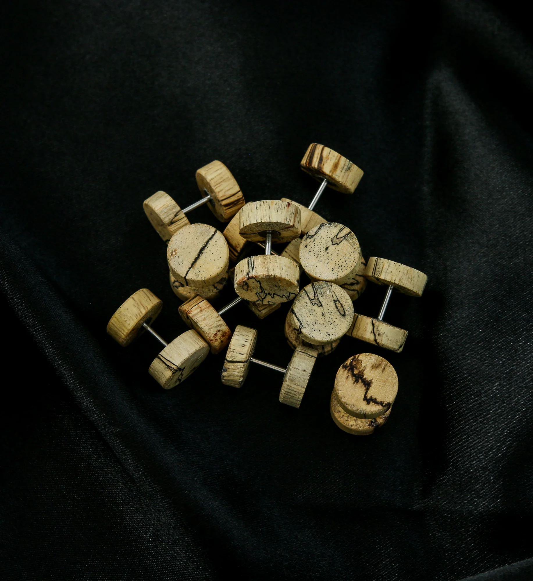 Tamarind Wood Fake Gauge Plugs - Image 2