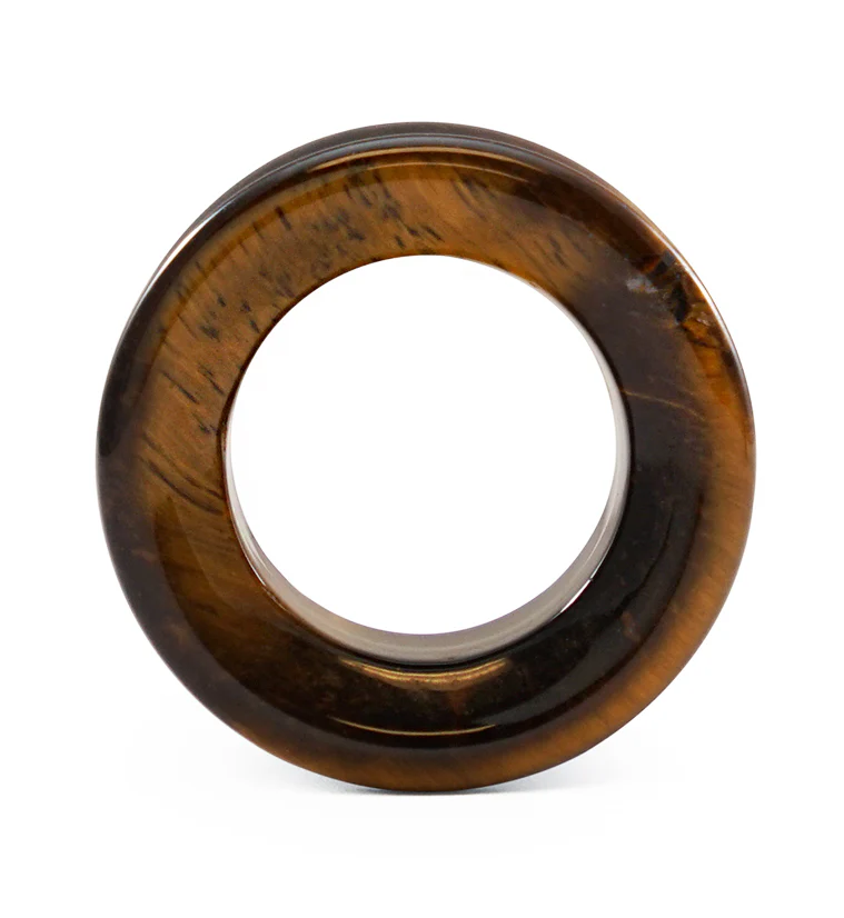 Tiger Eye Double Flare Tunnels - Image 3