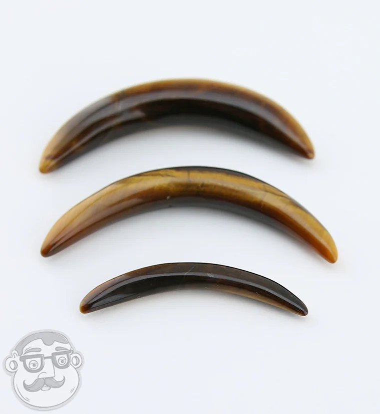 Tiger Eye Stone Septum Tusk - Image 2