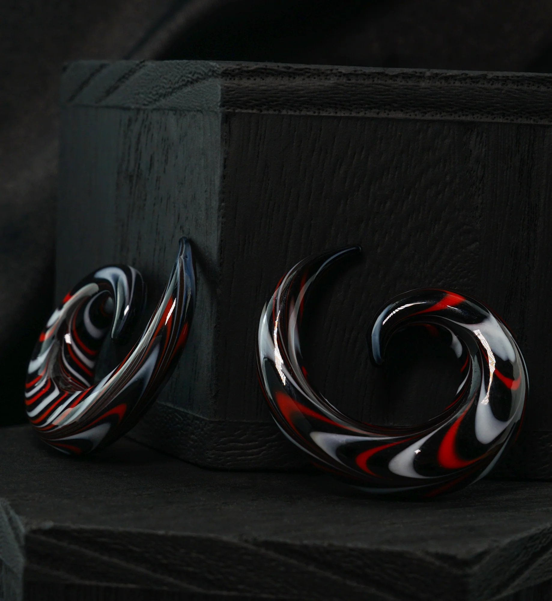 Tiger Rose Glass Spirals - Image 2
