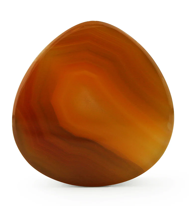 Timor Agate Teardrop Stone Plugs - Image 3