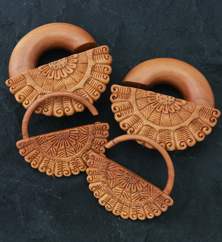 Floret Fan Saba Wood Hangers - Image 4