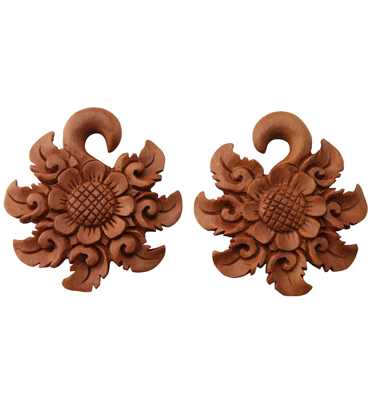 Tribal Flower Wooden Hangers - Image 3