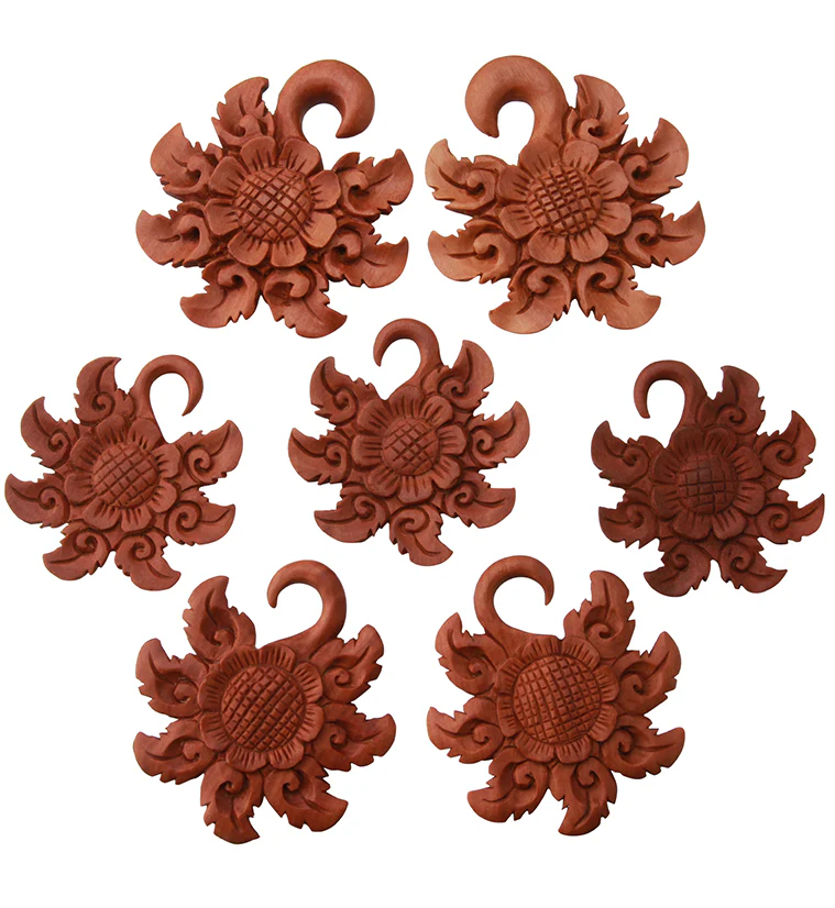 Tribal Flower Wooden Hangers - Image 6
