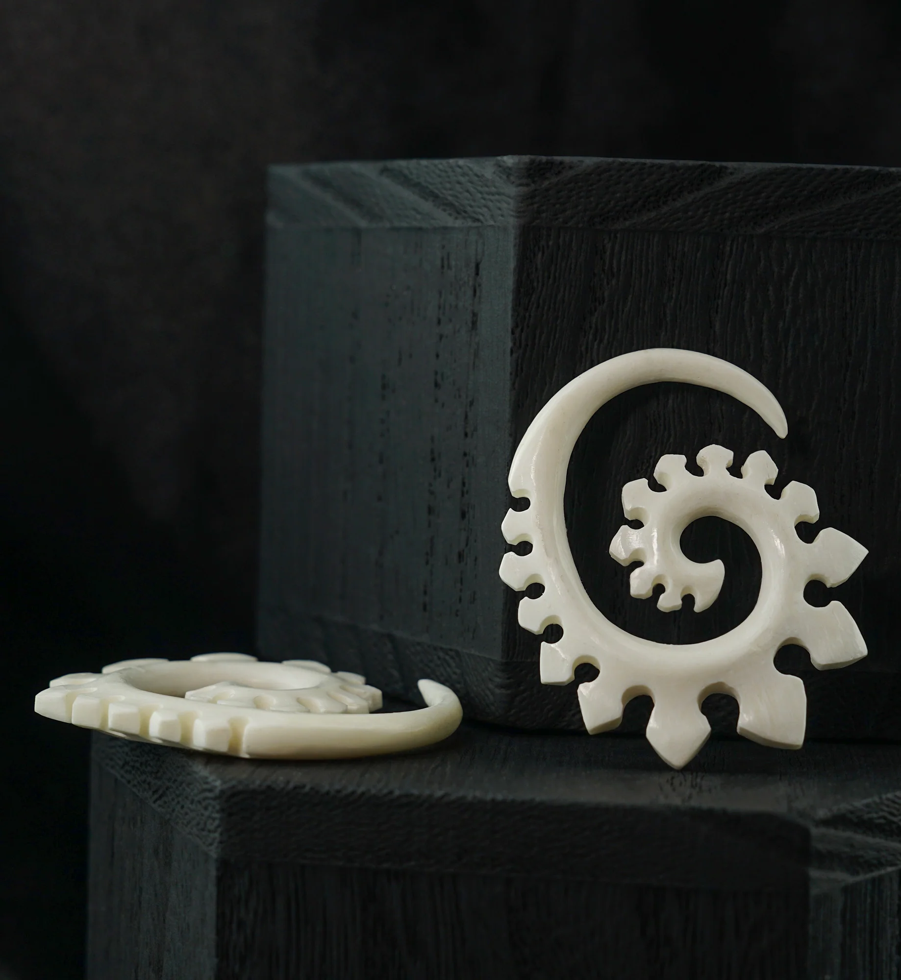 Tribal Spiked Bone Spirals - Image 2