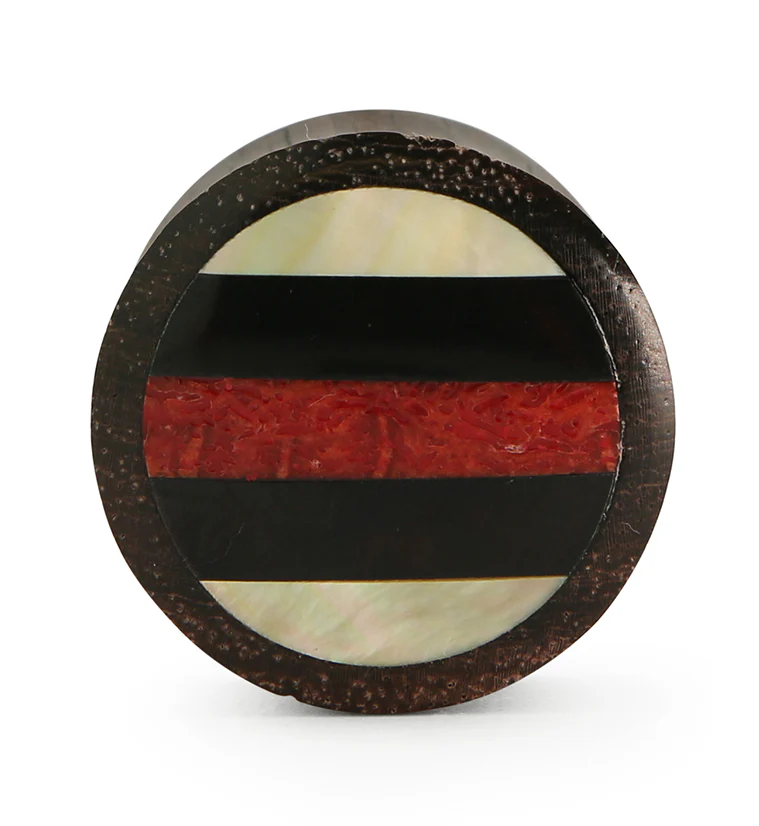 Triple Inlay Sono Wood Plugs - Image 2