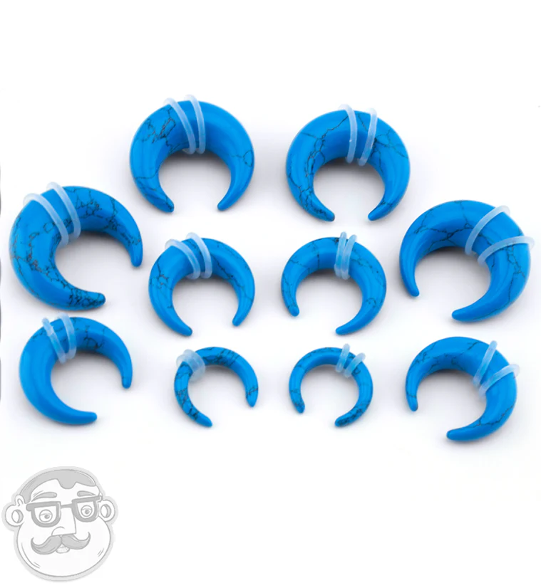 Turquoise Howlite Stone Pinchers - Image 3