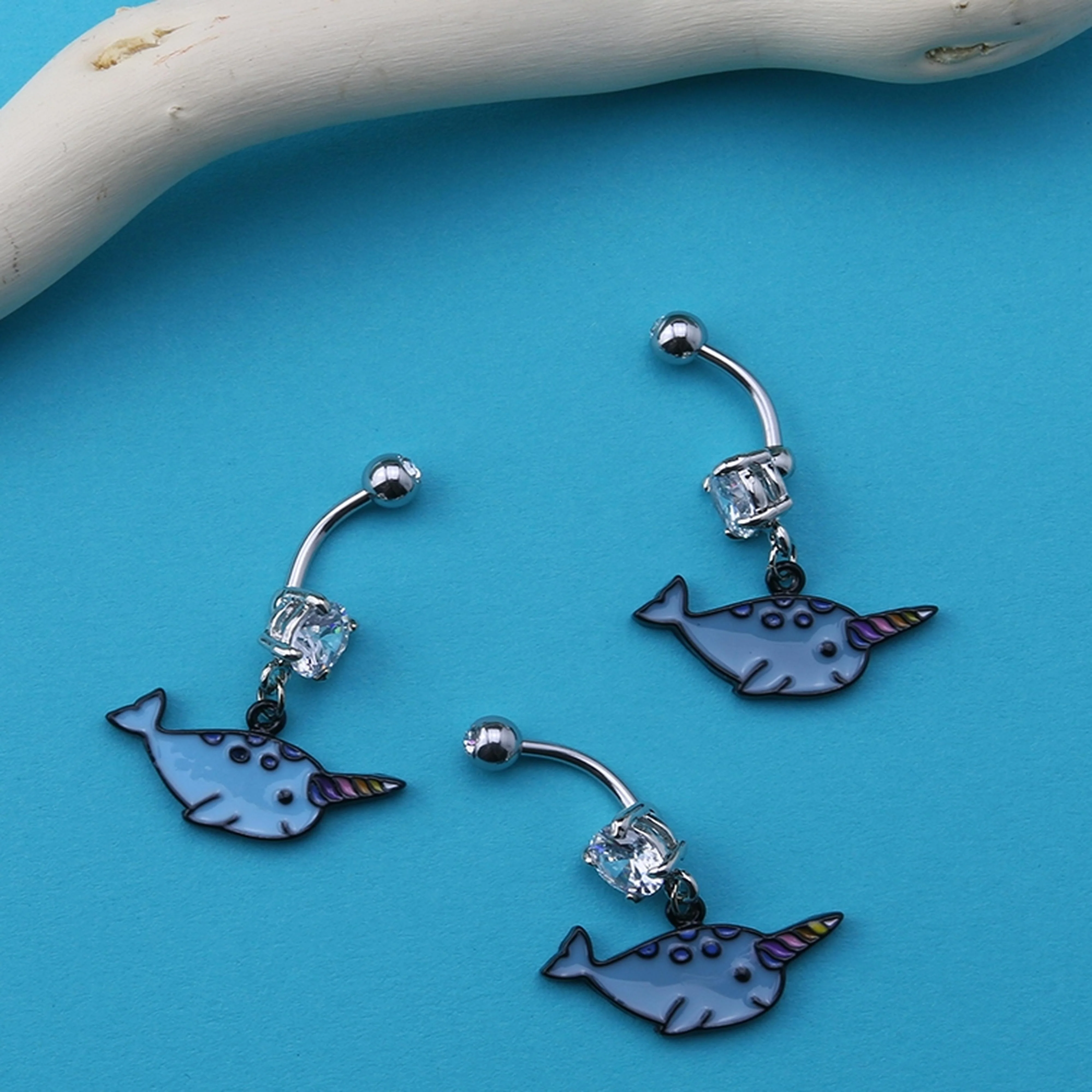 Unicorn of The Sea Belly Button Ring - Image 2
