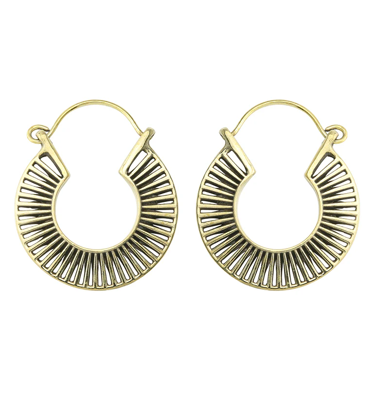 Vane Brass Hangers / Earrings - Image 2