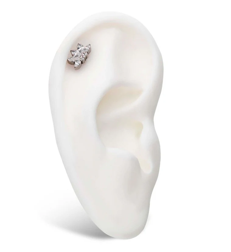 Vane CZ Internally Threaded Titanium Top - Image 3