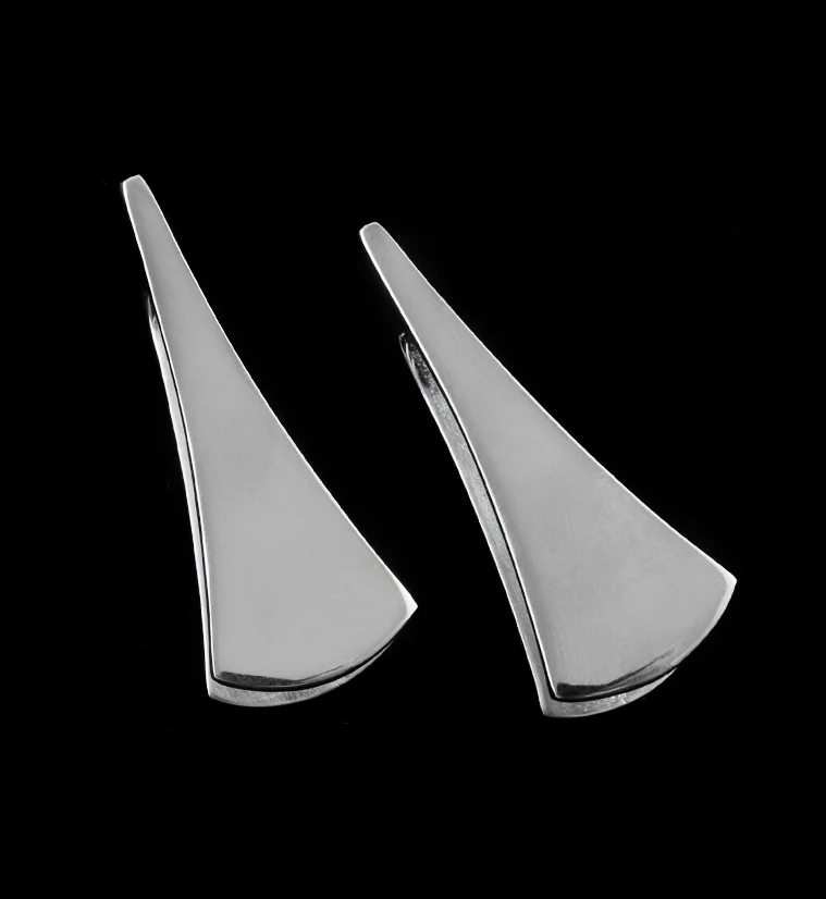 Vane White Brass Ear Weights - Image 6