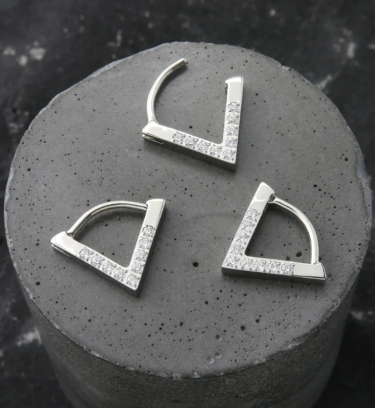 Verge Stainless Steel Septum Clicker - Image 2