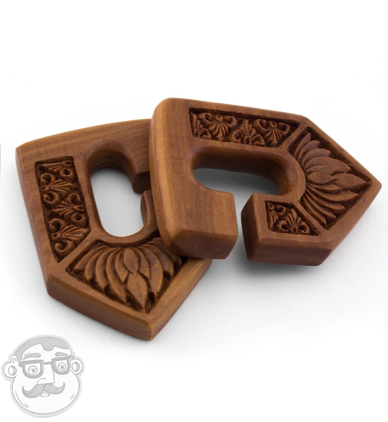 Vertex Wooden Ear Weights - Image 2