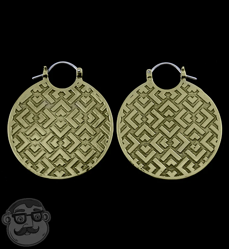 Westerly Brass Earrings - Weights