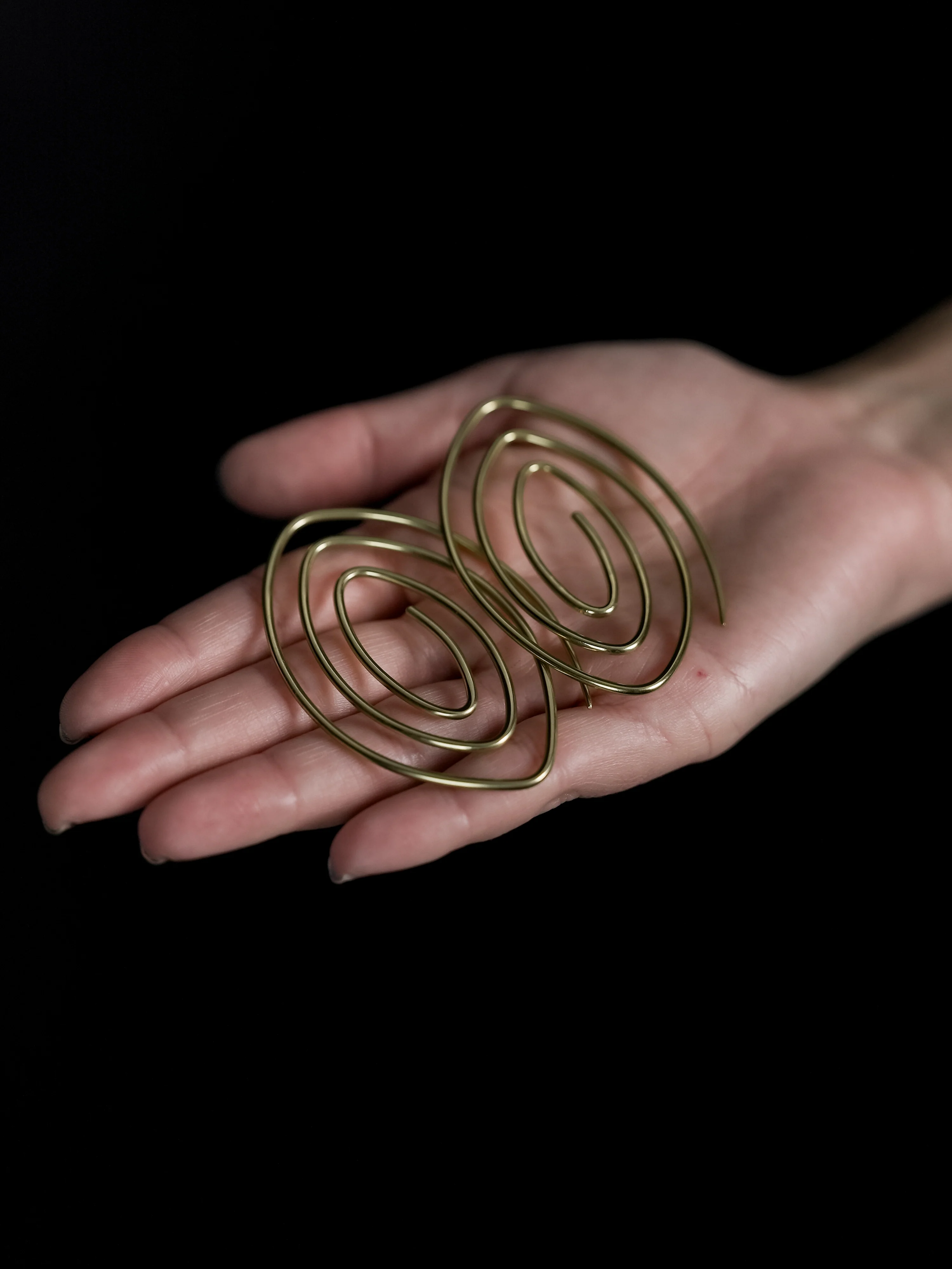 Whirl Brass Ear Weights / Hangers - Image 7