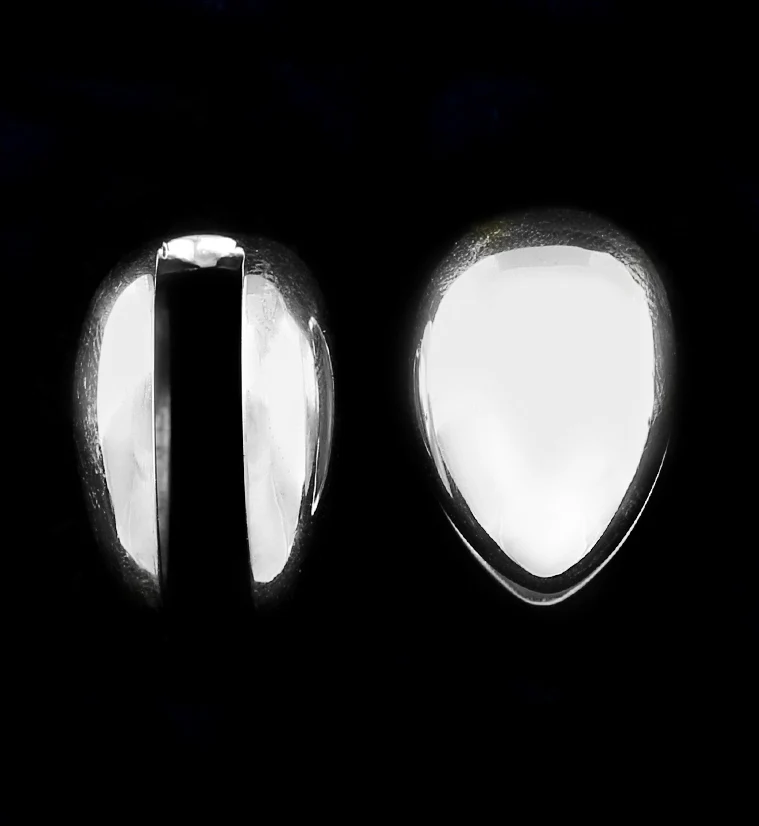 White Brass Knuckle Ear Weights