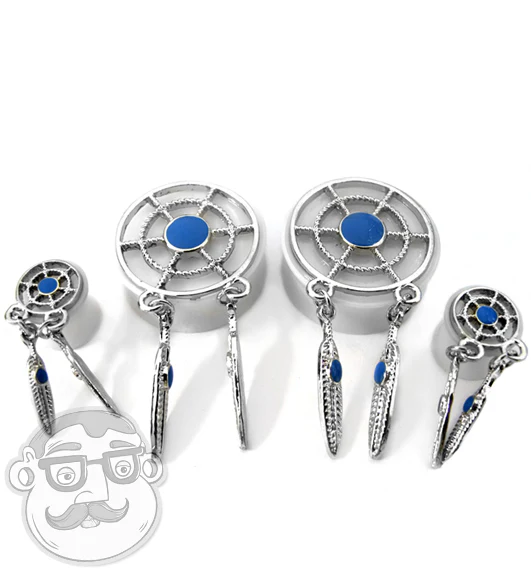 White Dreamcatcher Plugs - Image 2